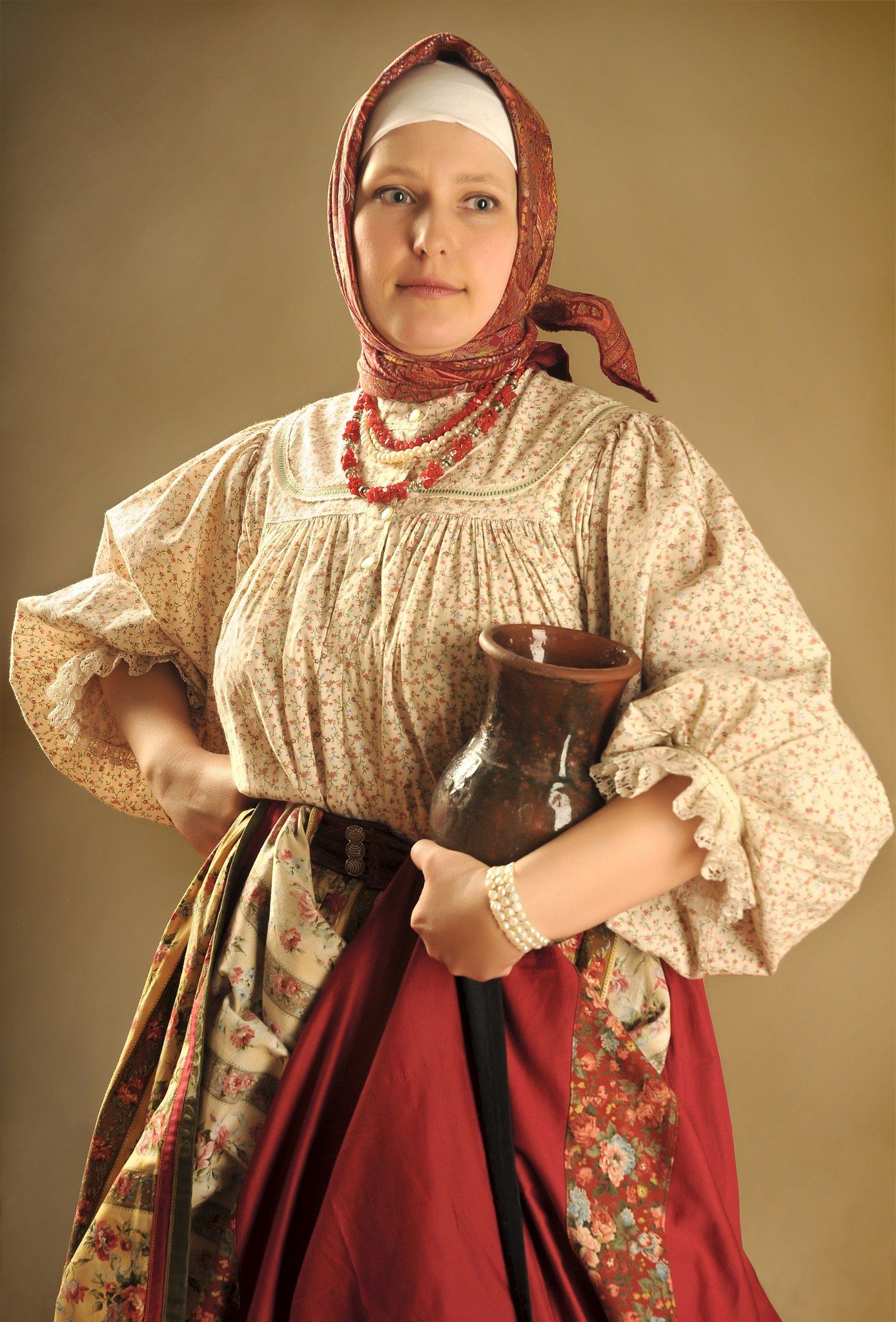 Girls in Slavic costumes in Laval