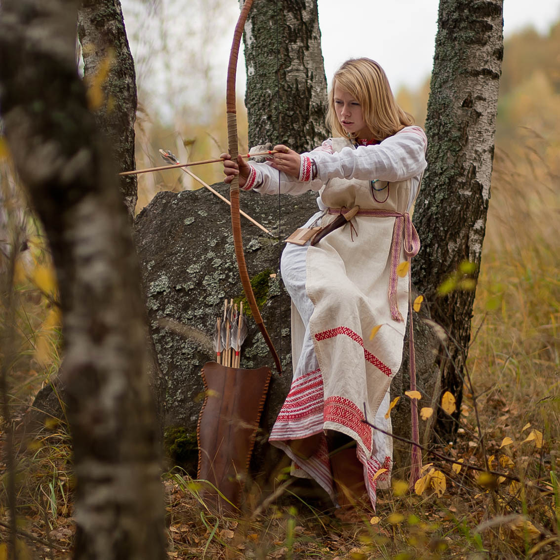 Sexy photo Girls in Slavic costumes in Laval